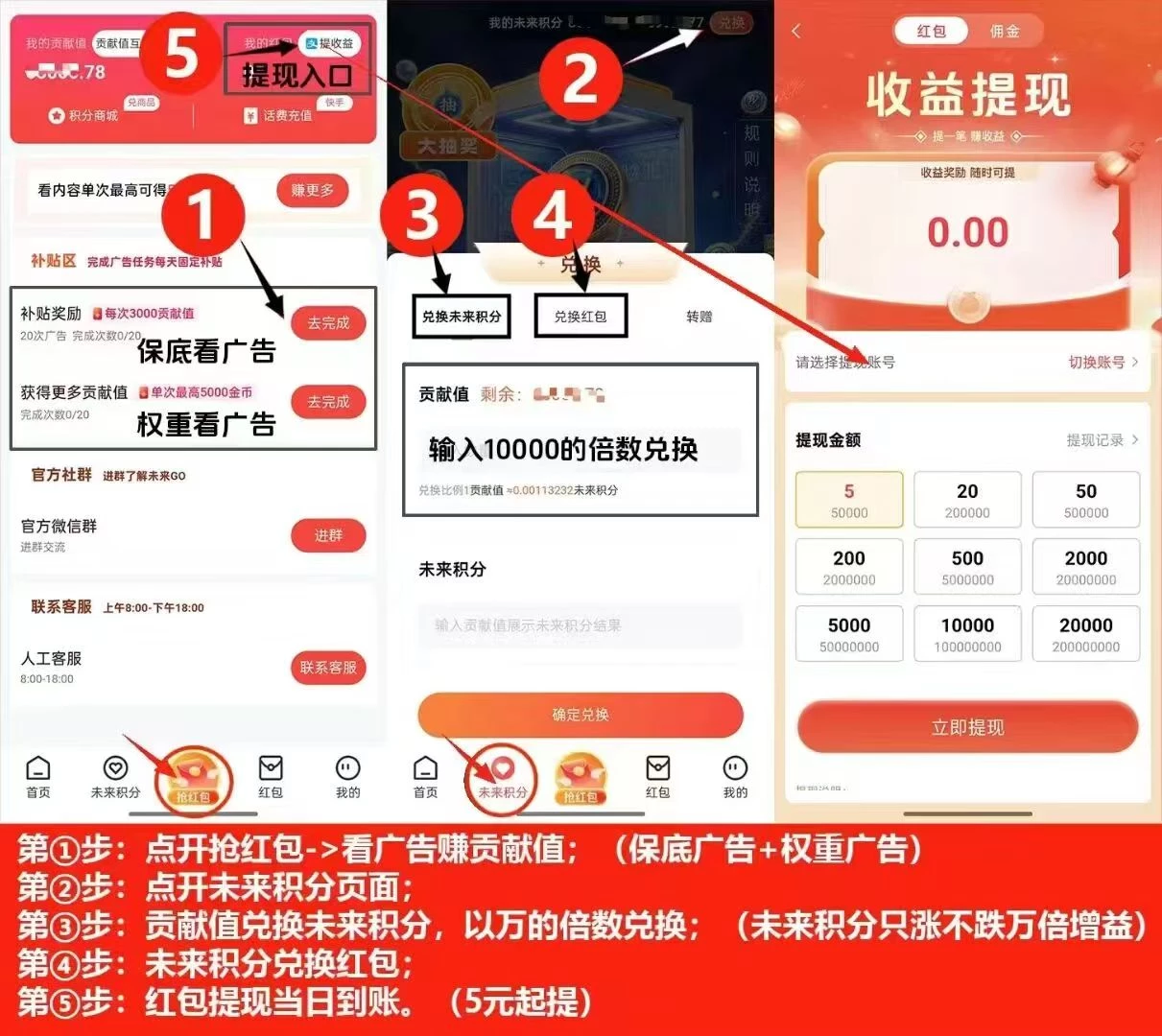 未来GO：每天看广告，贡献值稳拿！-K6