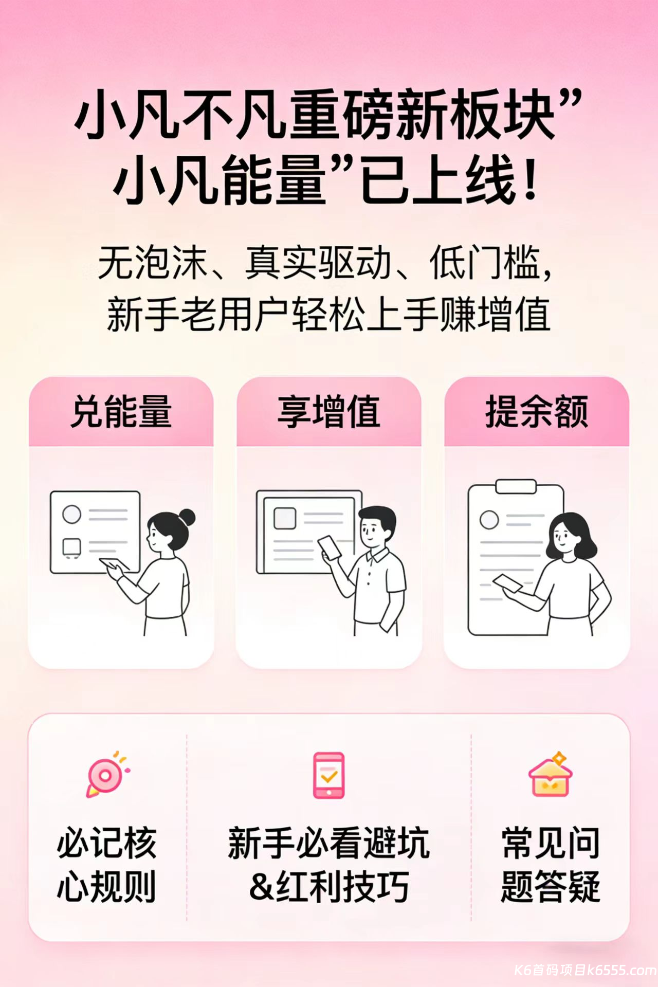 小凡能量新板块预热火爆上线，团队长提前布局-K6