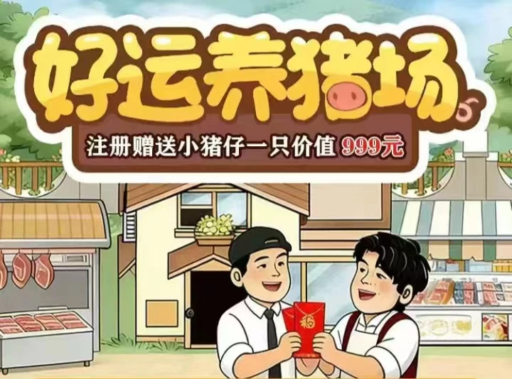 首码刚出，好运养猪场，养成小猪分紅玩法靠谱-K6