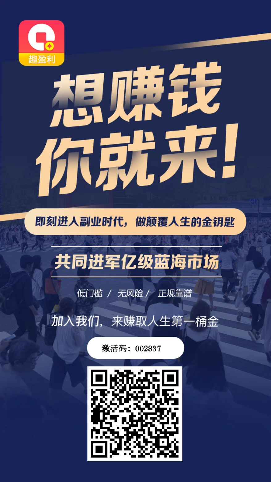 趣盈利注册码