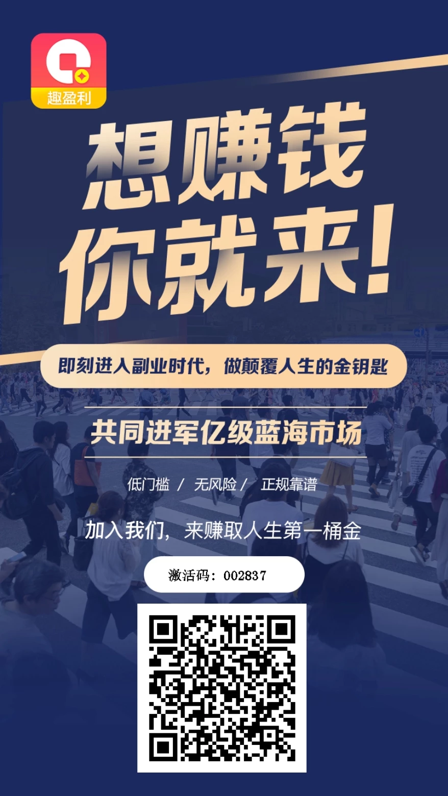 趣盈利注册码新