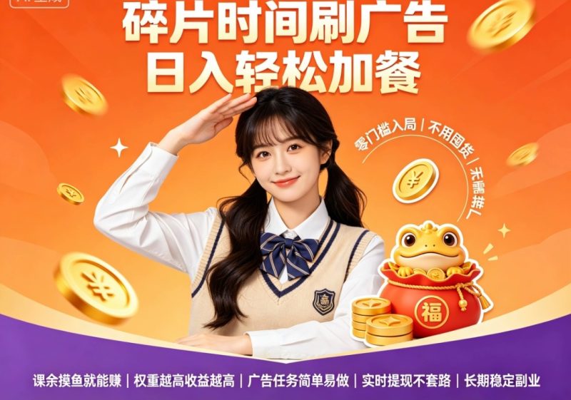 首码趣享看广告零撸长久蓝海赛道-项目首码