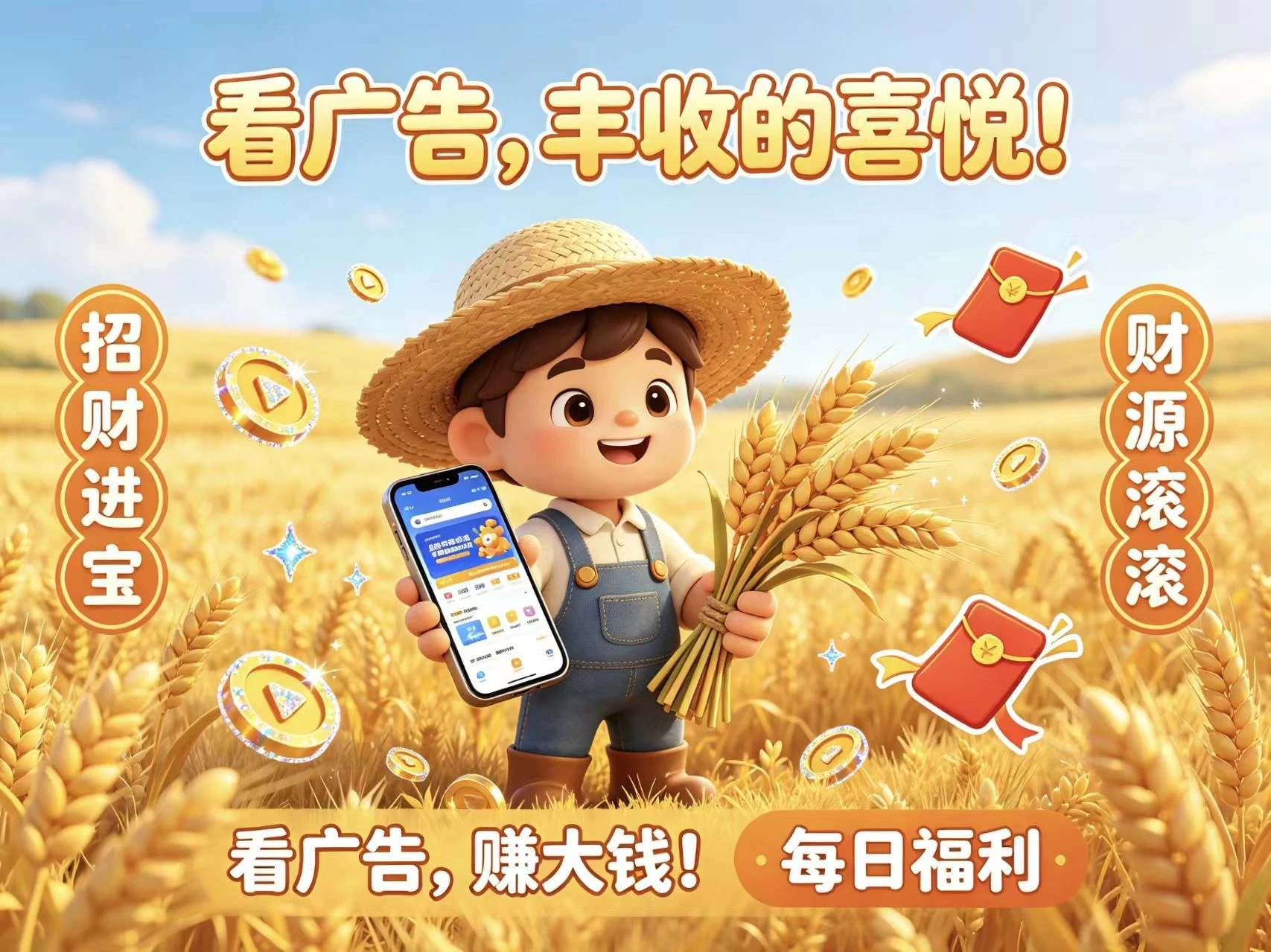 首码趣享看广告零撸多机月入过千-K6